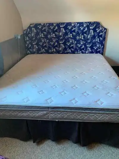 king size mattress bed frame and box springs, View more
