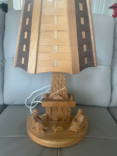 VINTAGE HANDMADE LAMP, View more