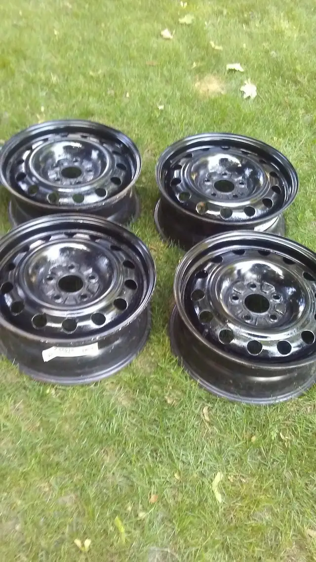 Set of 4 blizzaks, set of 4 rims, hub caps in Tires & Rims in Peterborough - Image 6