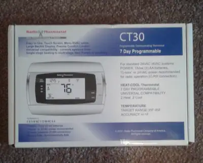 Radiothermostat Model CT30 with wifi module, View more