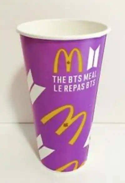 Limited edition Mc Donald's BTS medium meal cup, View more
