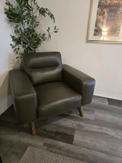 Leather Accent Chair, View more