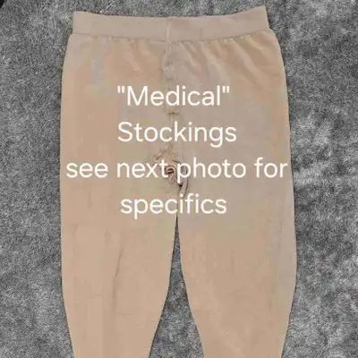 Medically prescribed compression pantyhose, View more