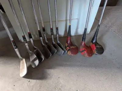 Vintage Wilson Irons and woods, View more