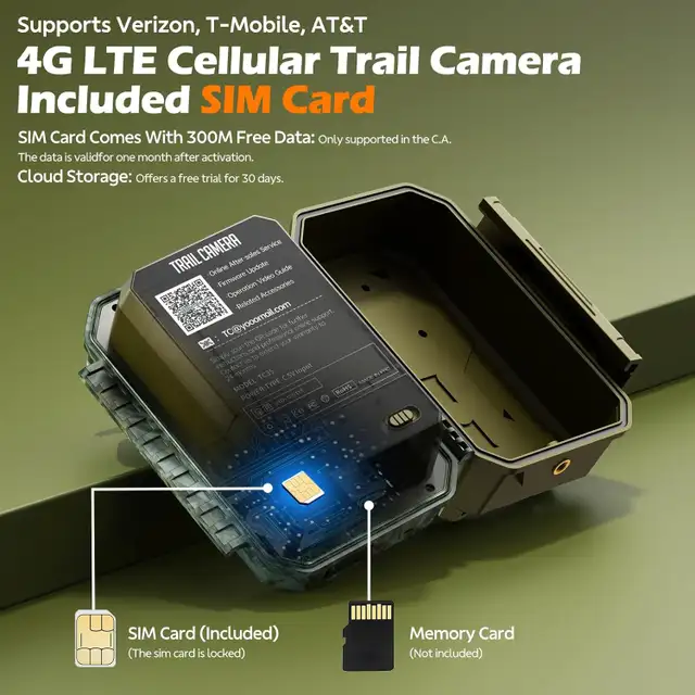 NEW Solar Cellular Trail Camera, Color Night Vision, Live Feed63234937157123121