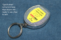 Evansrule Key Caddy, Retraceable Key Ring
