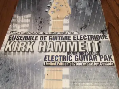 KIRK HAMMETT OF METALLICA STUDENT SERIES ELECTRIC GUITAR PAK, View more