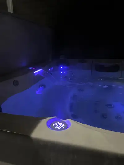 Jacuzzi® J-365™ Platinum Brushed Grey Hot Tub in Mint Condition, View more