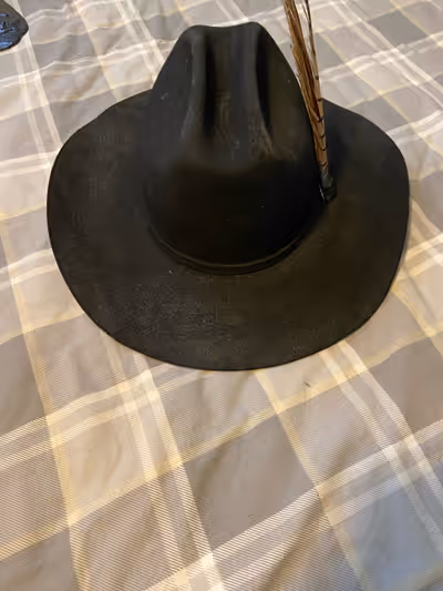 Smithbilt Black Cowboy Hat Men’s or Women’s,Size 7.5.