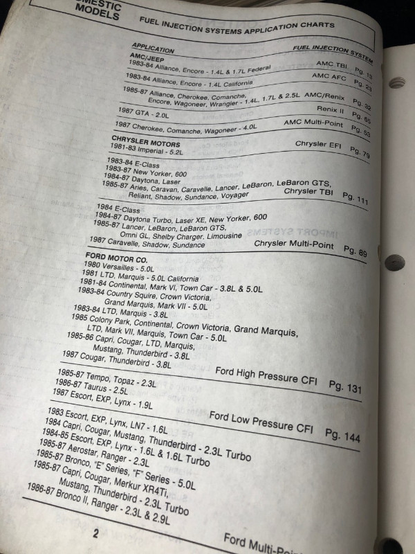 1975 -1997 MITCHELL COMPUTERIZED FUEL INJECTION MANUAL #M0015 in Textbooks in Edmonton - Image 4