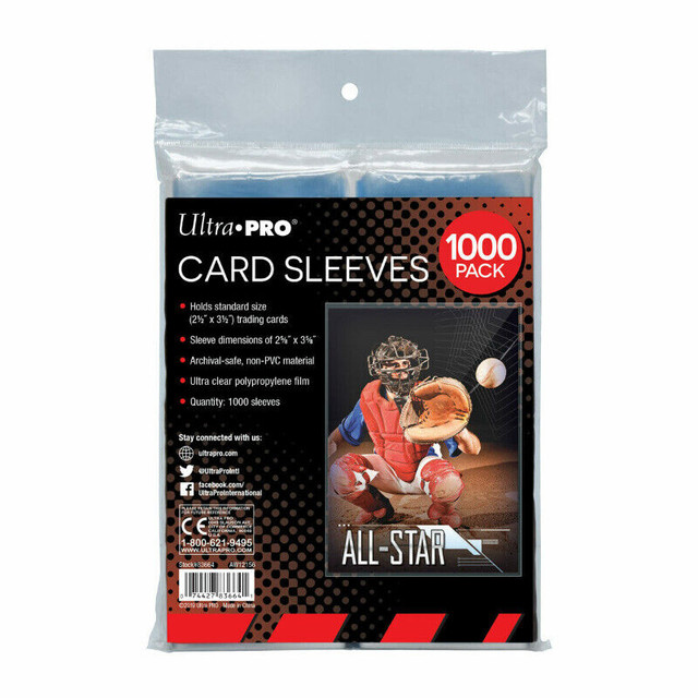 ULTRA PRO .... CARD SLEEVES .... REGULAR .... package of 100 in Other in City of Halifax - Image 2