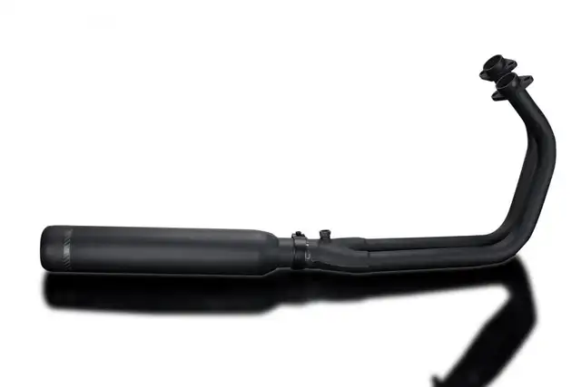 Delkevic black ceramic exhaust line kawasaki vulcan s in Motorcycle Parts & Accessories in West Island - Image 2