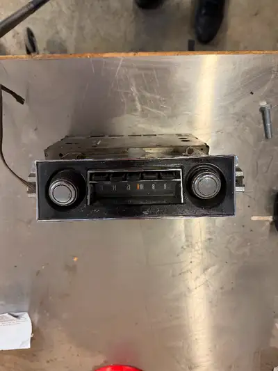 67 Camaro stock radio
