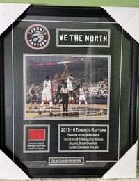Toronto Rapters We The North Custom Framed & Matted, 2015-2016