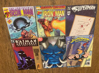 Comic lot # 12 - 6 Mixed - Iron Man , Superman, Batman - New