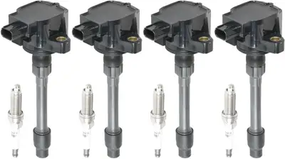 New Autodevil Ignition Coil Pack Iridium Spark Plugs Set of 4 Compatible with 2017-2020 Civic 2017-2...