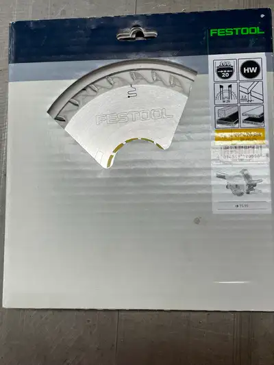Festool 496304 TS55 blade $80, rarely used, looks like new. Located in Barrhaven, Ottawa (map link i...