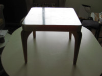 SMALL, MCM ARBORITE TOPPED SQUARE TABLE