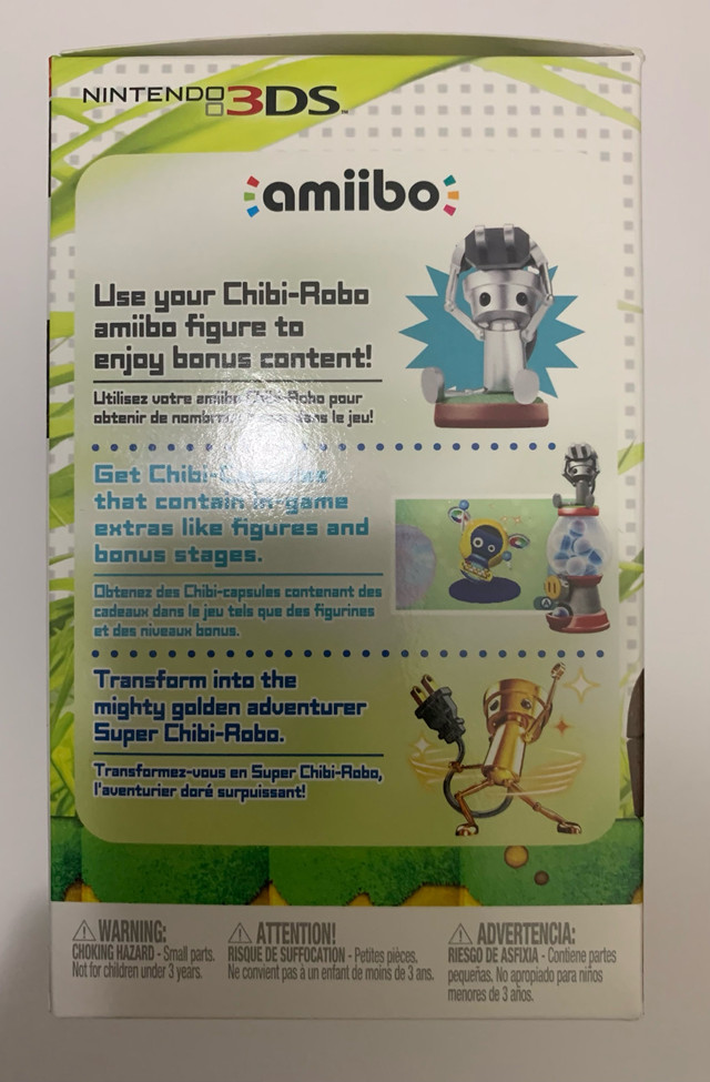 Chibi Robo Amiibo w/ Zip Lash 3DS in Nintendo DS in Mississauga / Peel Region - Image 4