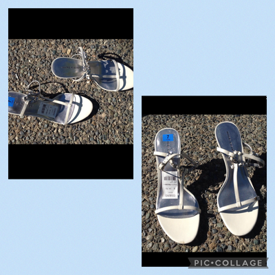 White heels by Marc Fisher sz 7, View more