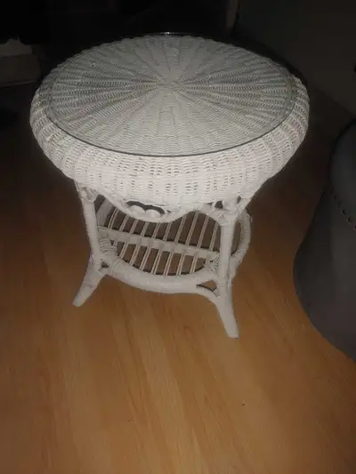 Wicker Side Table, View more