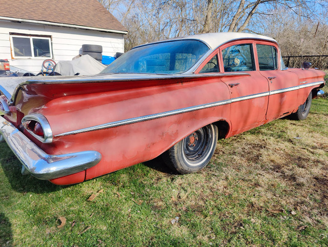 59 Bel Air For Sale Great Project Car Hard To Find ! in Classic Cars in Oshawa / Durham Region
