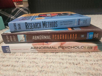 Psychology textbooks all for $25