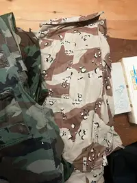 Army Camouflage Pants and Jackets 