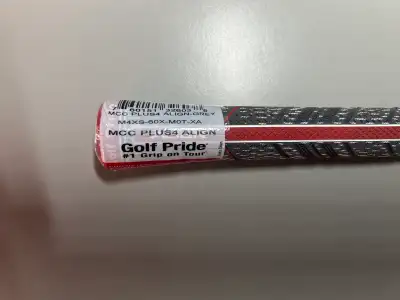 Enhance your golf game with this new Golf Pride MCC Plus4 Align grip, designed for ultimate control...
