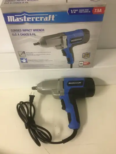 Mastercraft Corded Impact Wrench Excellent Condition, View more