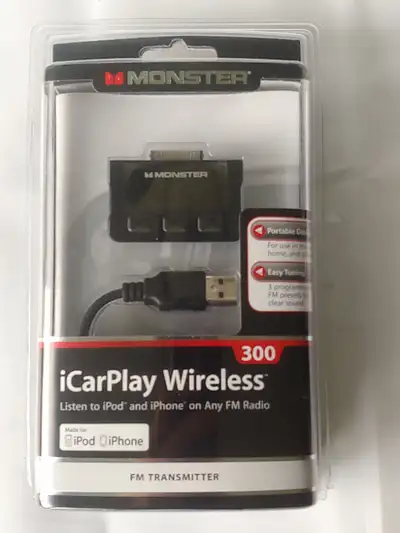 Play IPhone Music on The Car Radio-iCarPlay Wireless Connector., View more