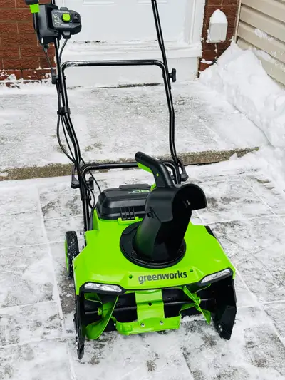 Greenworks Snow Thrower, View more
