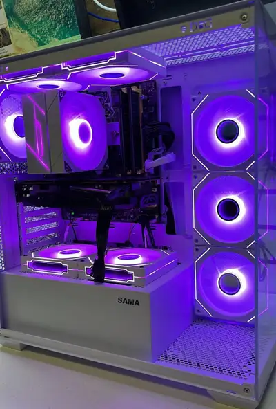 PC GAMING i7-4770 RX 580 8Go 32GB Ram SSD 512GB HDD 500GB Blanc, View more