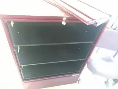 Red Filing Cabinet - 4 Drawer, View more