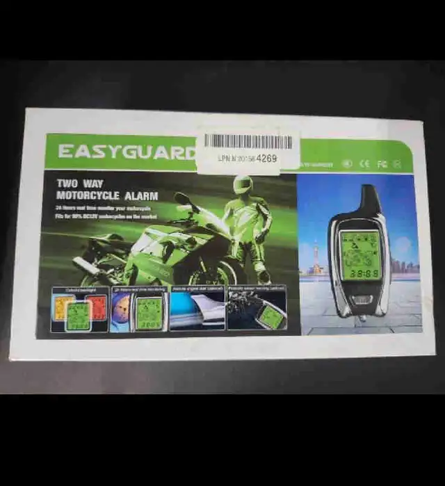 Easyguard two-way motorcycle alarm in Motorcycle Parts & Accessories in Hamilton - Image 2