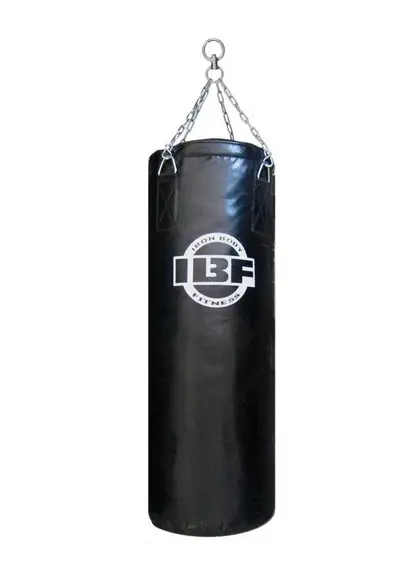 IBF 75 lb Boxing/Punching Heavy Bag With Powder Coated Steel Chain & Swivel (Iron Body Fitness) Spec...