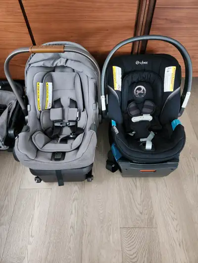 2 Car Seats for Sale-Nuna Pipa and Cybex Aton 2 with Sensorsafe, View more