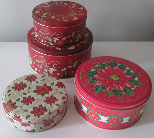 4/$8 for Brand-new Christmas Tins in Holiday, Event & Seasonal in London - Image 3