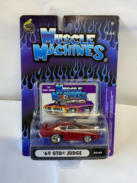 MUSCLE MACHINES 1969 PONTIAC GTO JUDGE - LIMITED EDITION 1/64