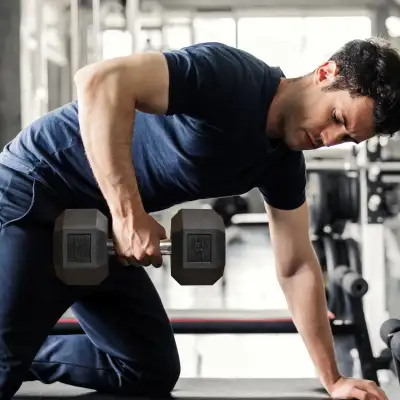 35lbs Rubber Hex Dumbbells Weight Dumbbell Hand Weight Barbell f, View more