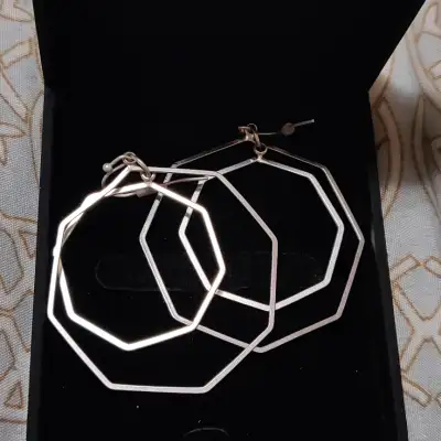 Octagonal Shaped Earrings, View more