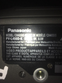 Panasonic Video Recorder with accessories.