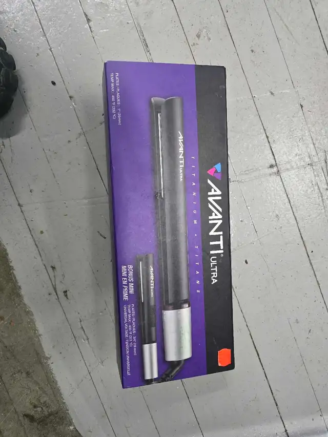 Avanti Ultra Flat Iron 2 in 1
