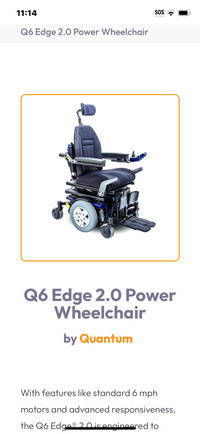 Electric wheelchair for sale 