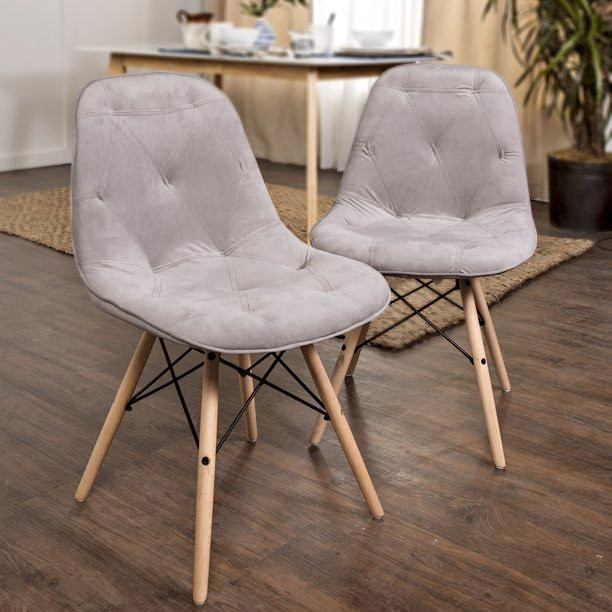 Set of 2, Modern Eames Chairs - Grey in Chairs & Recliners in Mississauga / Peel Region