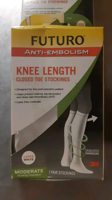 Compression Socks -White LG Size Mod/Mild -NEW $12 each package in Health & Special Needs in St. Catharines - Image 11