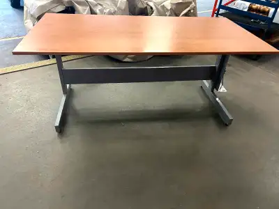 IKEA COMPUTER DESK WITH SIDE BRACKET FOR DESKTOP COMPUTER., View more