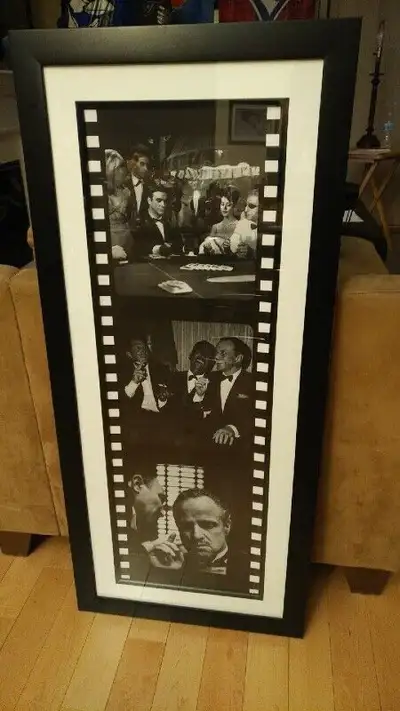 Beautiful Framed Bogart Print + O'shea signed Football + Bobbleh, View more