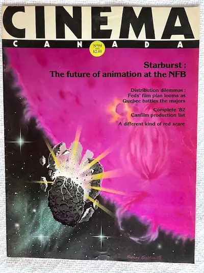 Rare Cinema Canada Magazine #94 March 1983 NFB Animation Issue, View more
