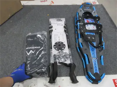 New in Box FABER MOUNTAIN SNOWSHOE & POLE SET If you are a regular hiker who loves exploring well-tr...